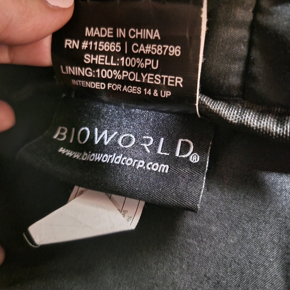 HARRY POTTER Hot Topic Bioworld Quidditch equipment navy gold backpack - flawed - Picture 12 of 13